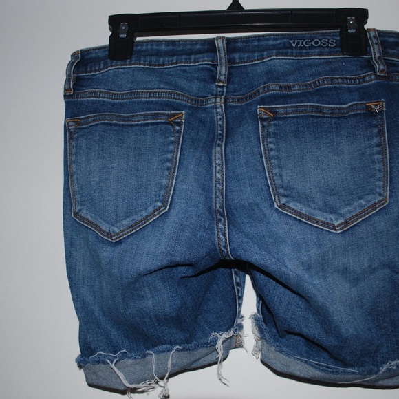 Vigoss Cute cuffed distressed denim short l - Picture 3 of 3